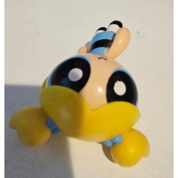 Powerpuff Girls Bubbles Cartoon Network Mini Figure 2.5" Blue Yellow Toy - Picture 7 of 7